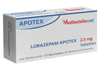 lorazepam 2.5 mg 30 Tabletten Medibestellen.net